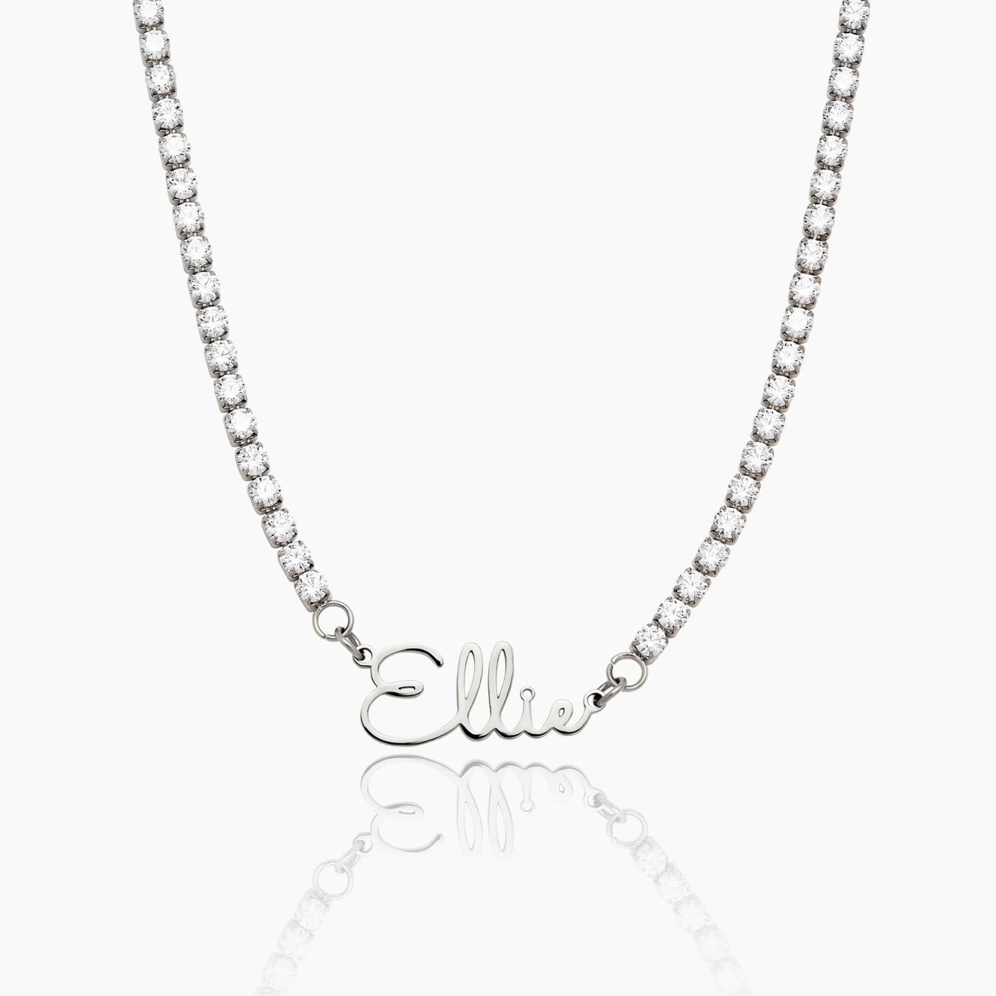 Collar de tenis con nombre de firma