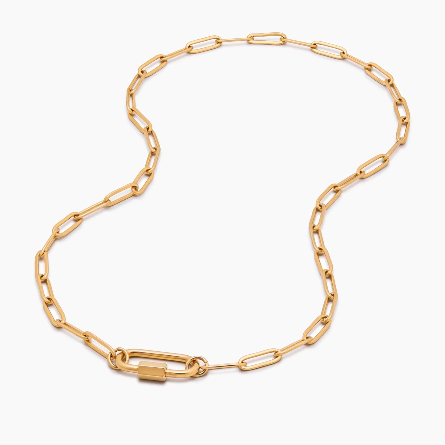 Collar con Colgante de Mosquetón
