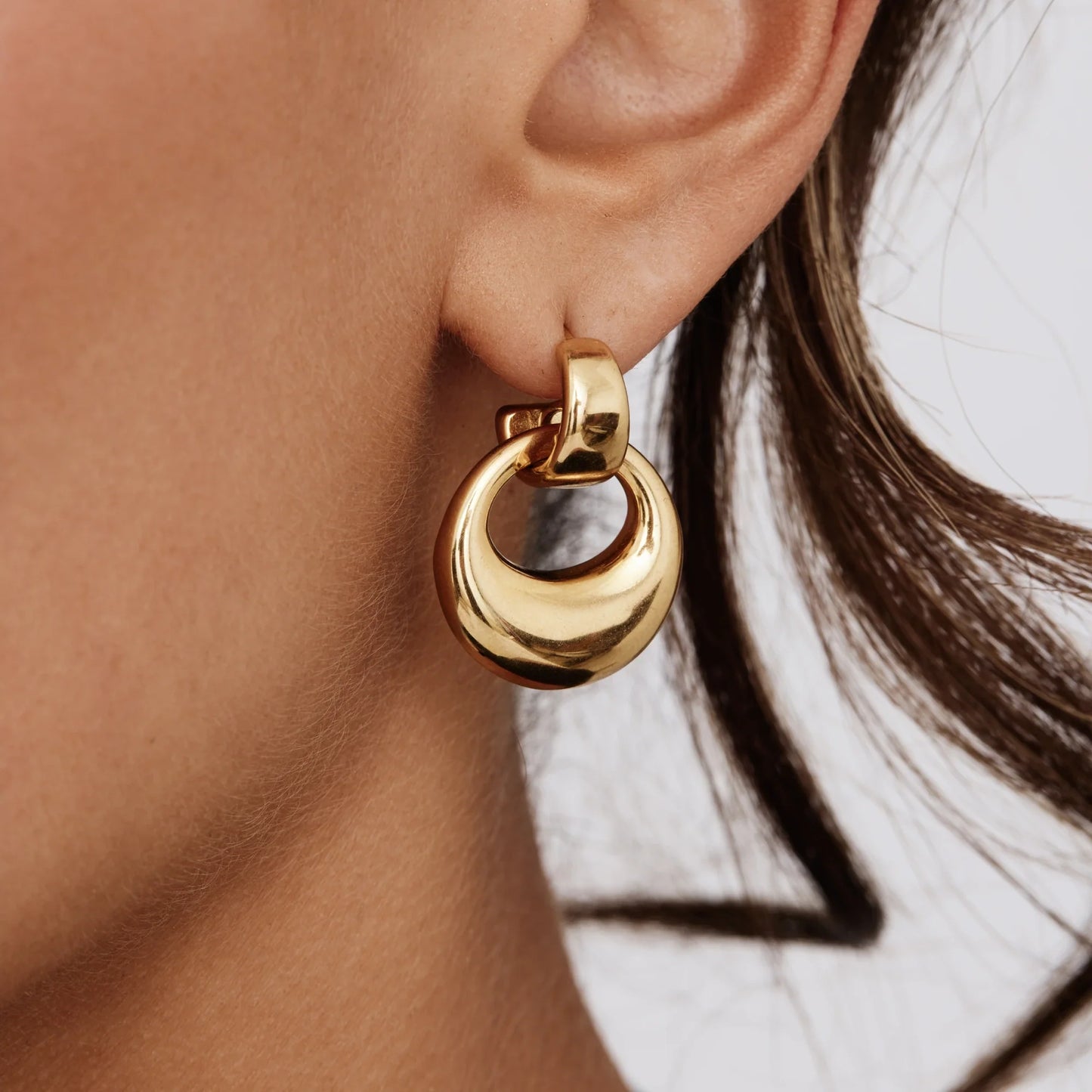 Pendientes colgantes Luna