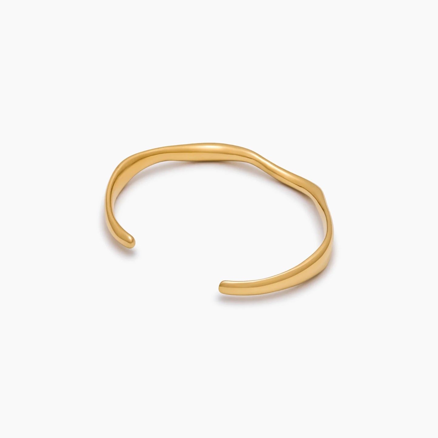 Pulsera Aro Deriva con Baño de Oro 18k — Mujer