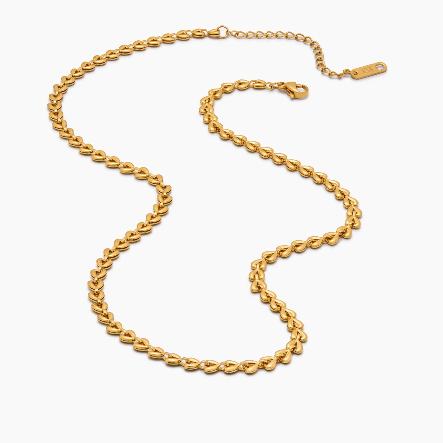 Collier Cœur en chaîne