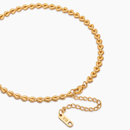 Collier Cœur en chaîne