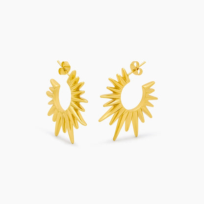 Pendientes Helia Sunburst