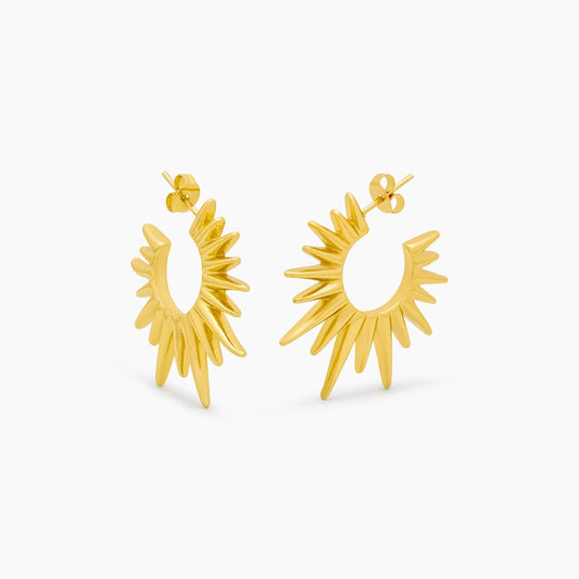 Pendientes Helia Sunburst