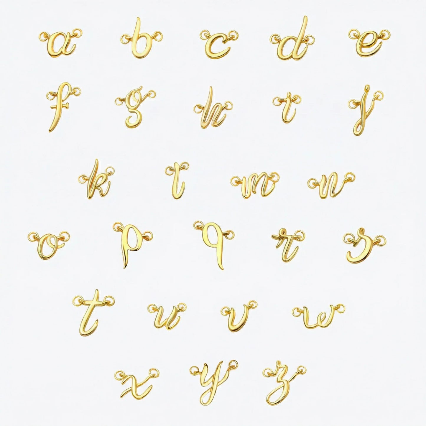 Dainty Cursive Initial Bracelet