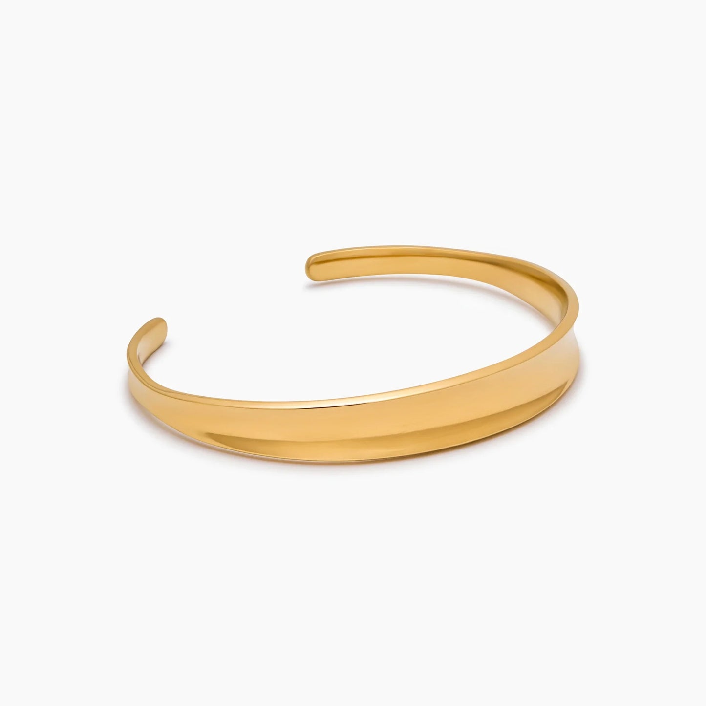 18K Gold Plated Sun Hoop Bracelet — Women