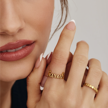 Bague personnalisée avec prénom