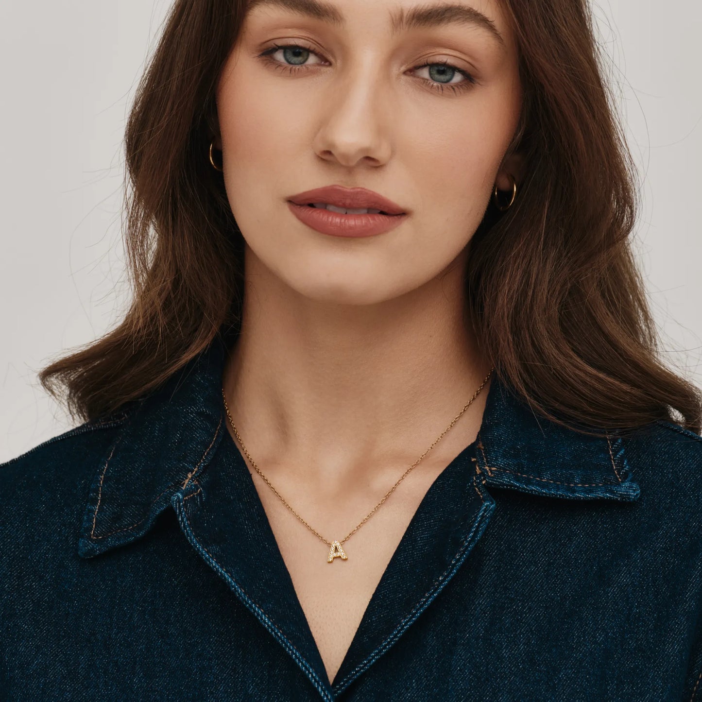 Collier Initiales Pavé