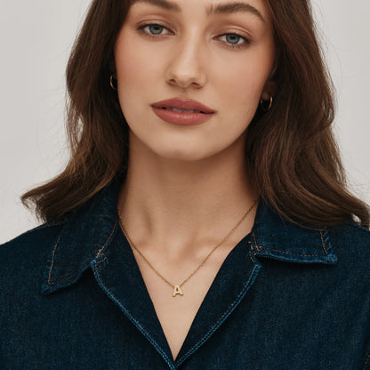 Collier Initiales Pavé
