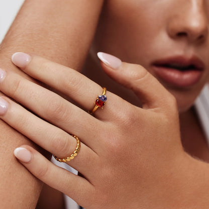 Anillo de nacimiento doble