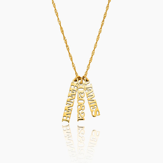 Collar de Singapur con varios nombres