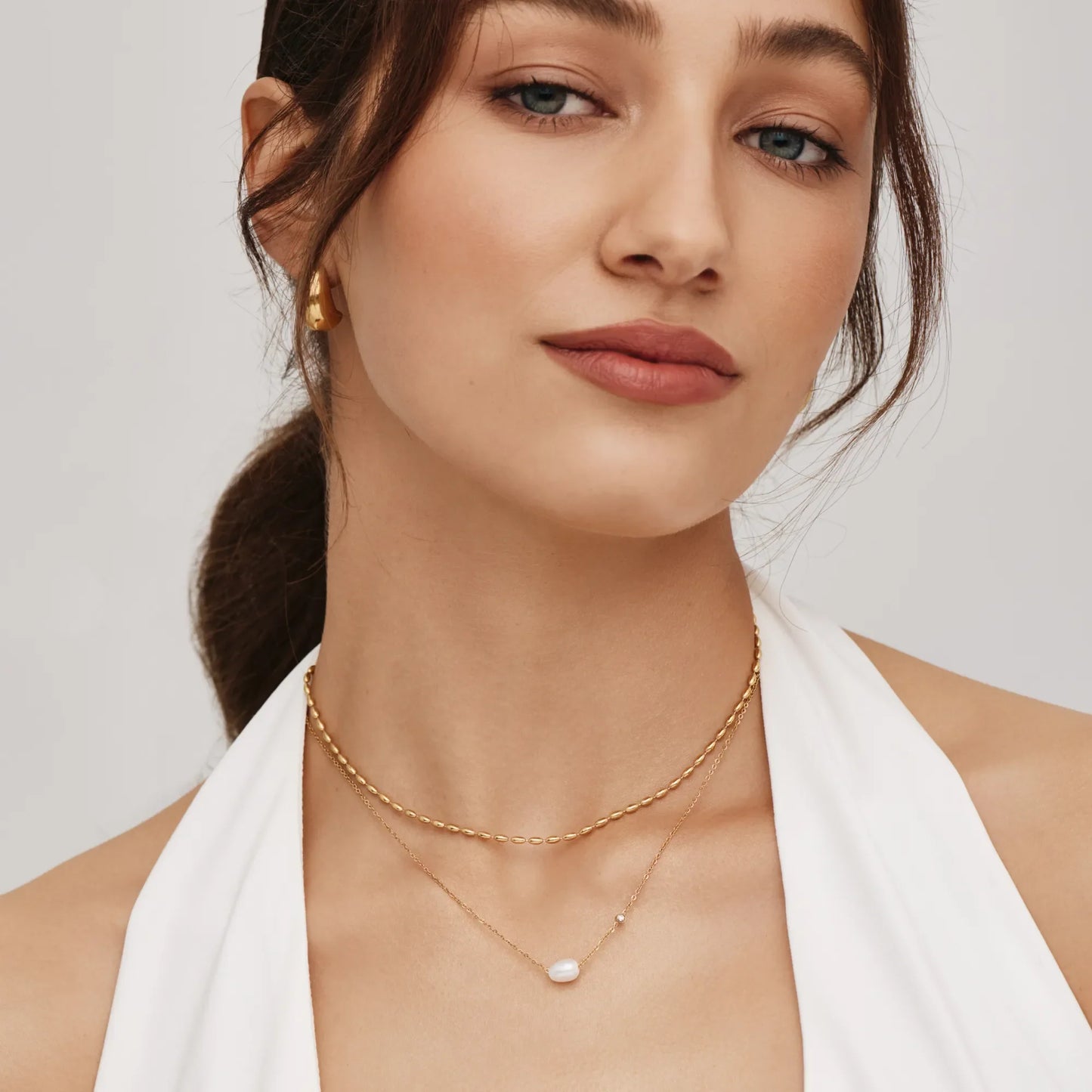 Collar de cuentas líquidas