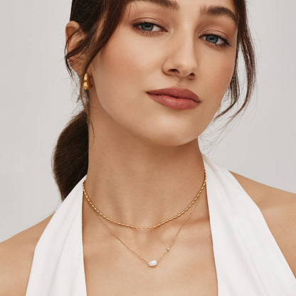 Collar de cuentas líquidas
