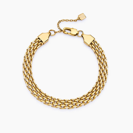 Bracelet Chain Panthera Links in 18k Gold Plating — Woman