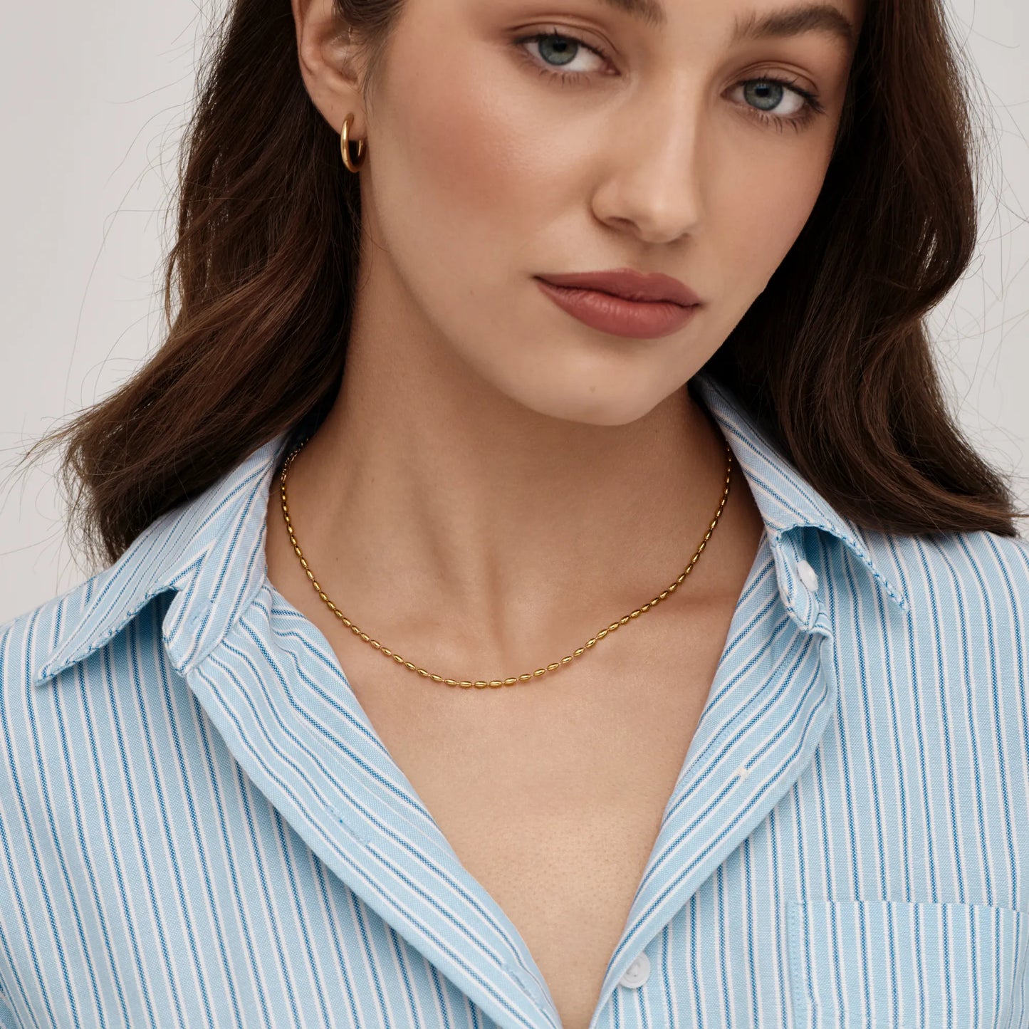 Collar de cuentas líquidas