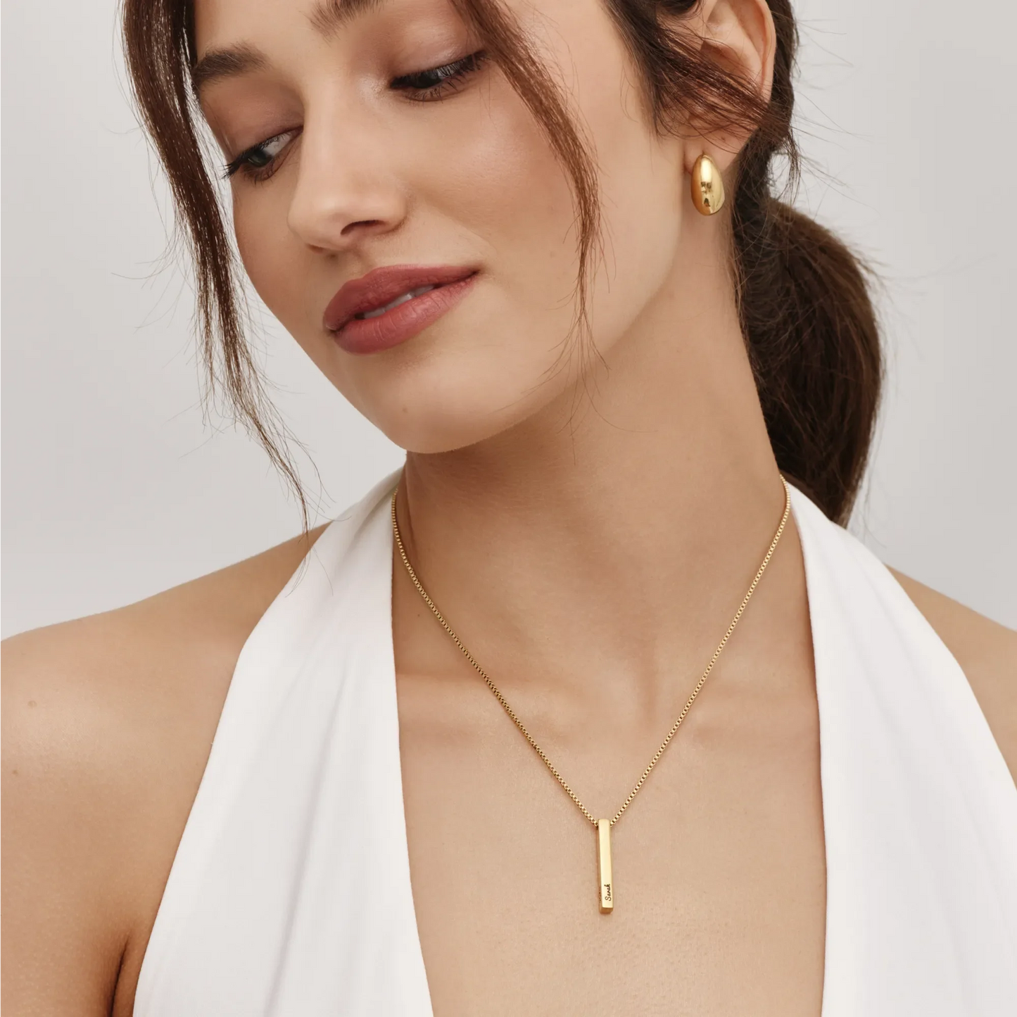 Collar Columna "Nota de Amor"