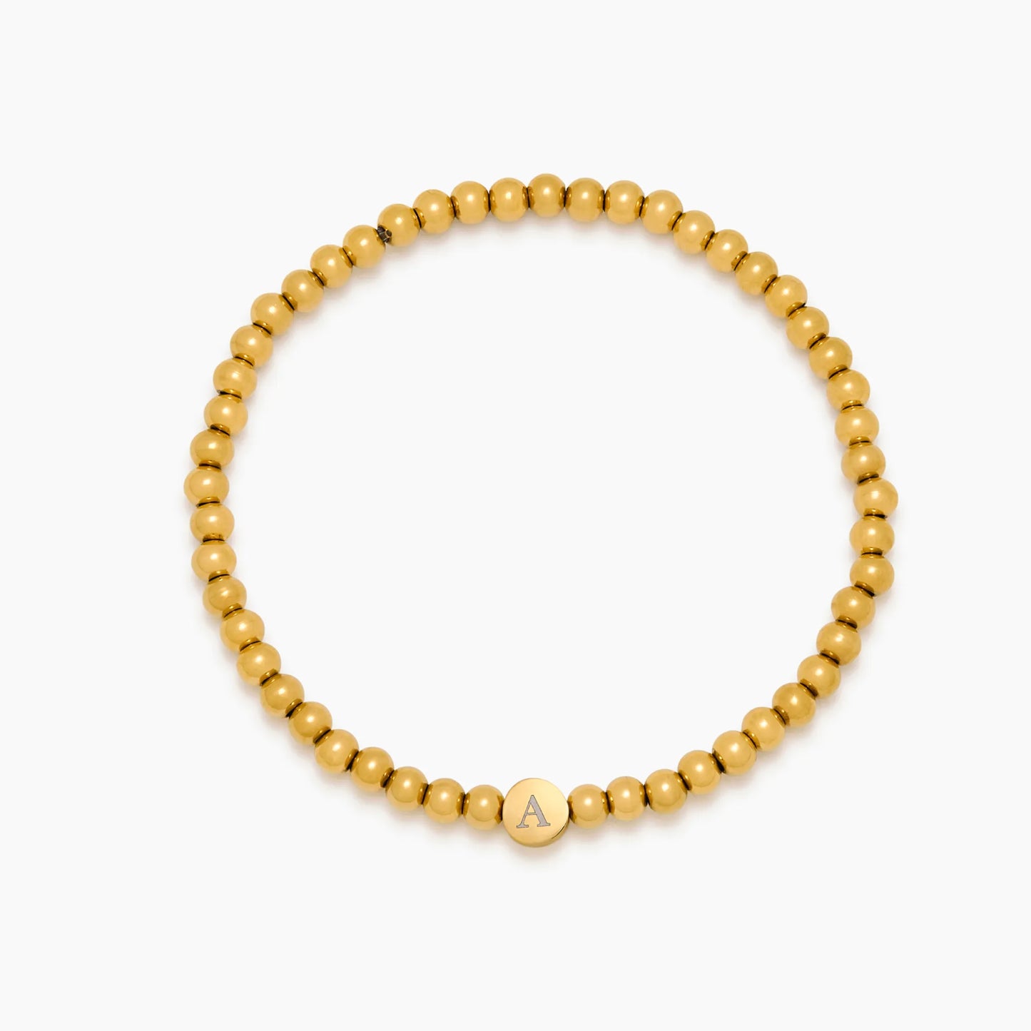 Pulsera de Cuentas con Inicial Grabada