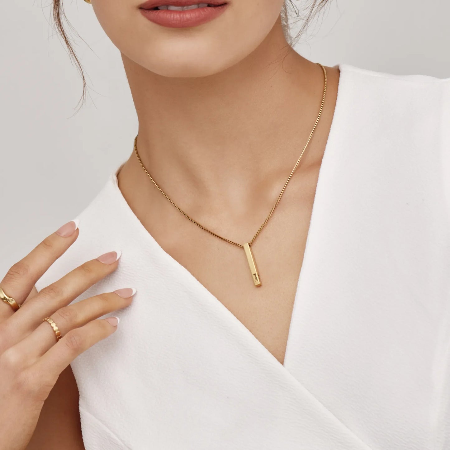 Collar Columna "Nota de Amor"