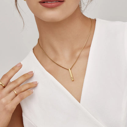 Collar Columna "Nota de Amor"