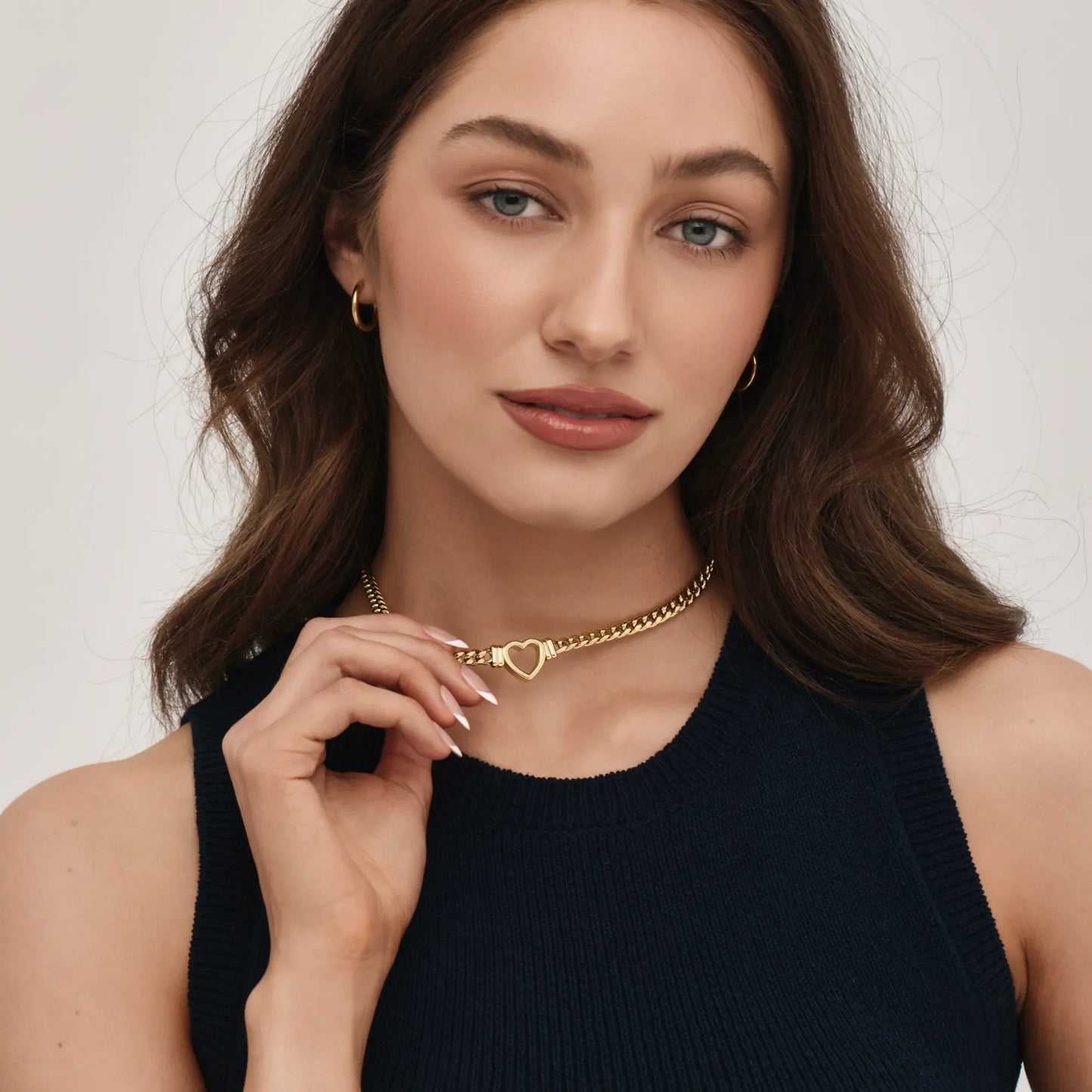 Cadena Olivia Heart