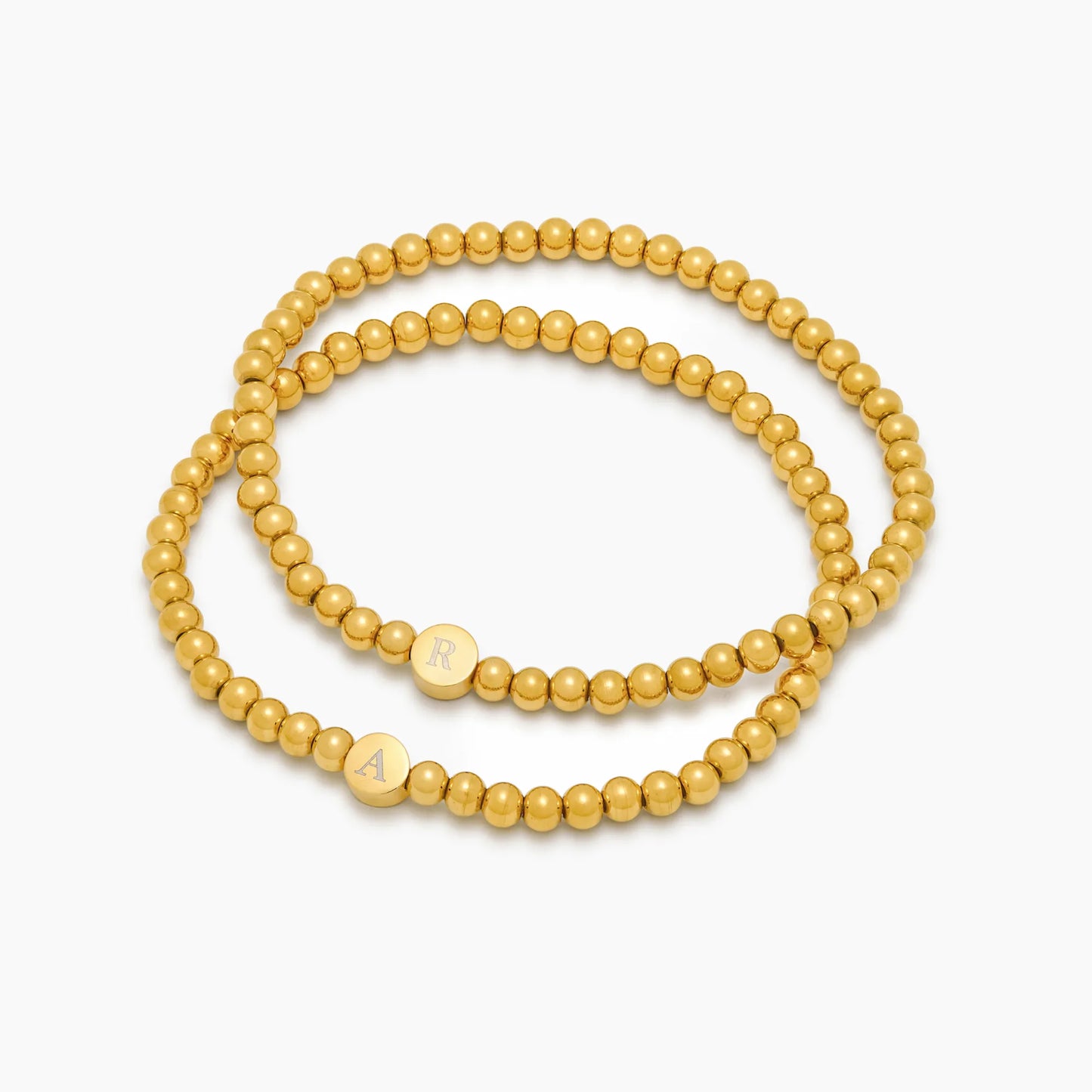Pulsera de Cuentas con Inicial Grabada