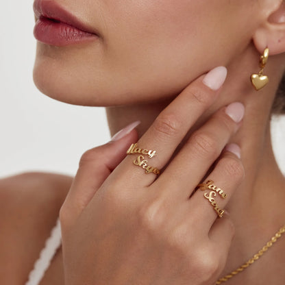 Anillo personalizado Duo