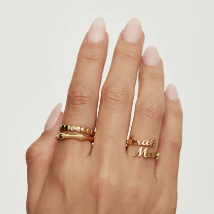 Anillo personalizado Duo