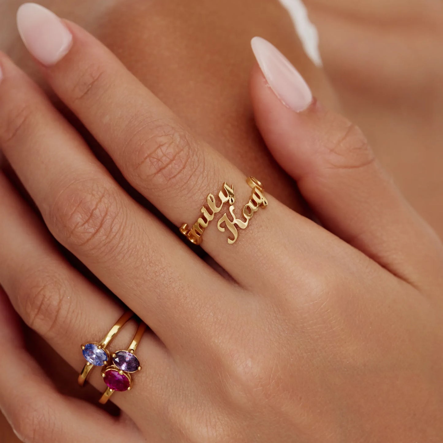 Anillo personalizado Duo