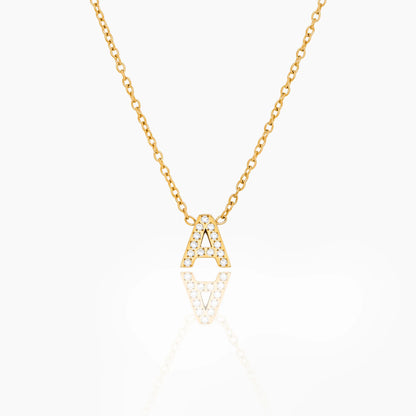 Collier Initiales Pavé