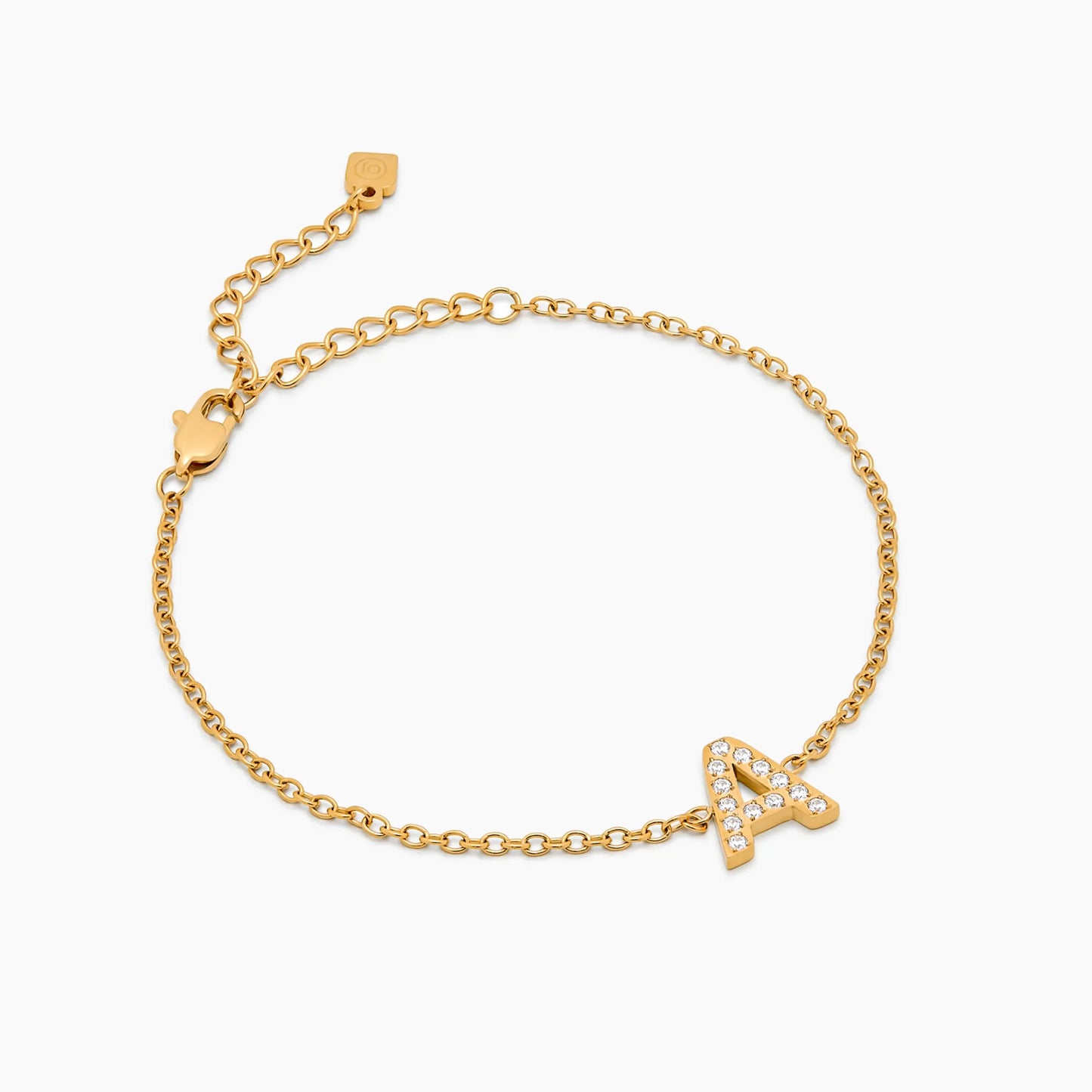 Pulsera inicial con pavé