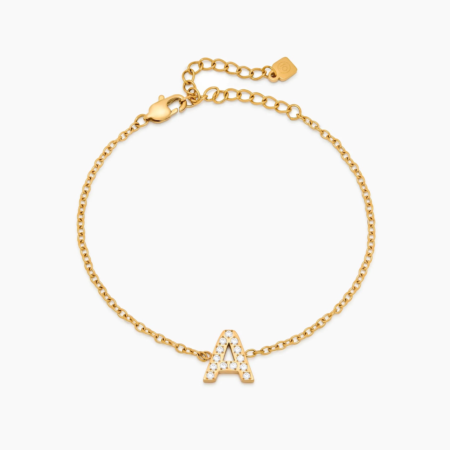 Pulsera inicial con pavé