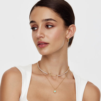 Collier de tennis prénom