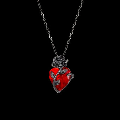 Blood Rose Necklace
