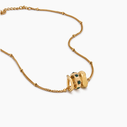 Collar con tres colgantes Amara