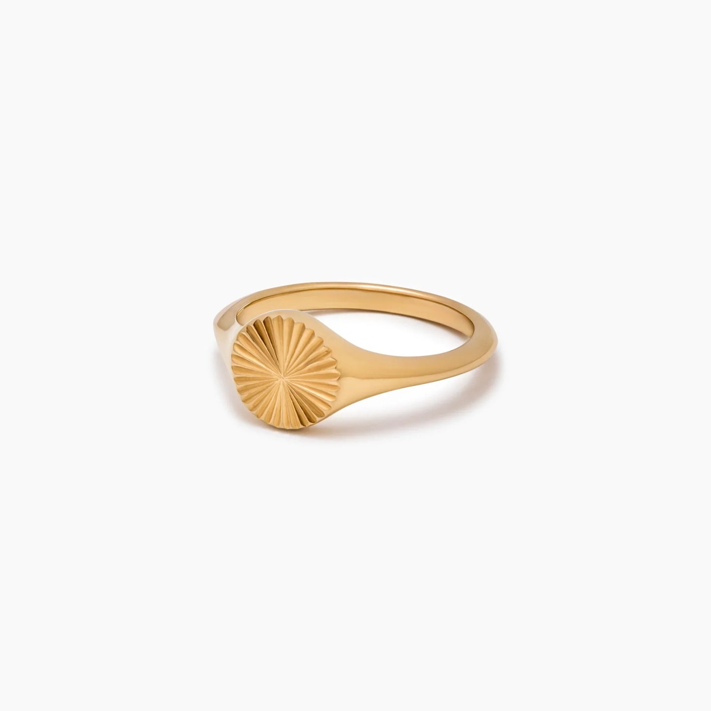 Anillo de sello Sunburst