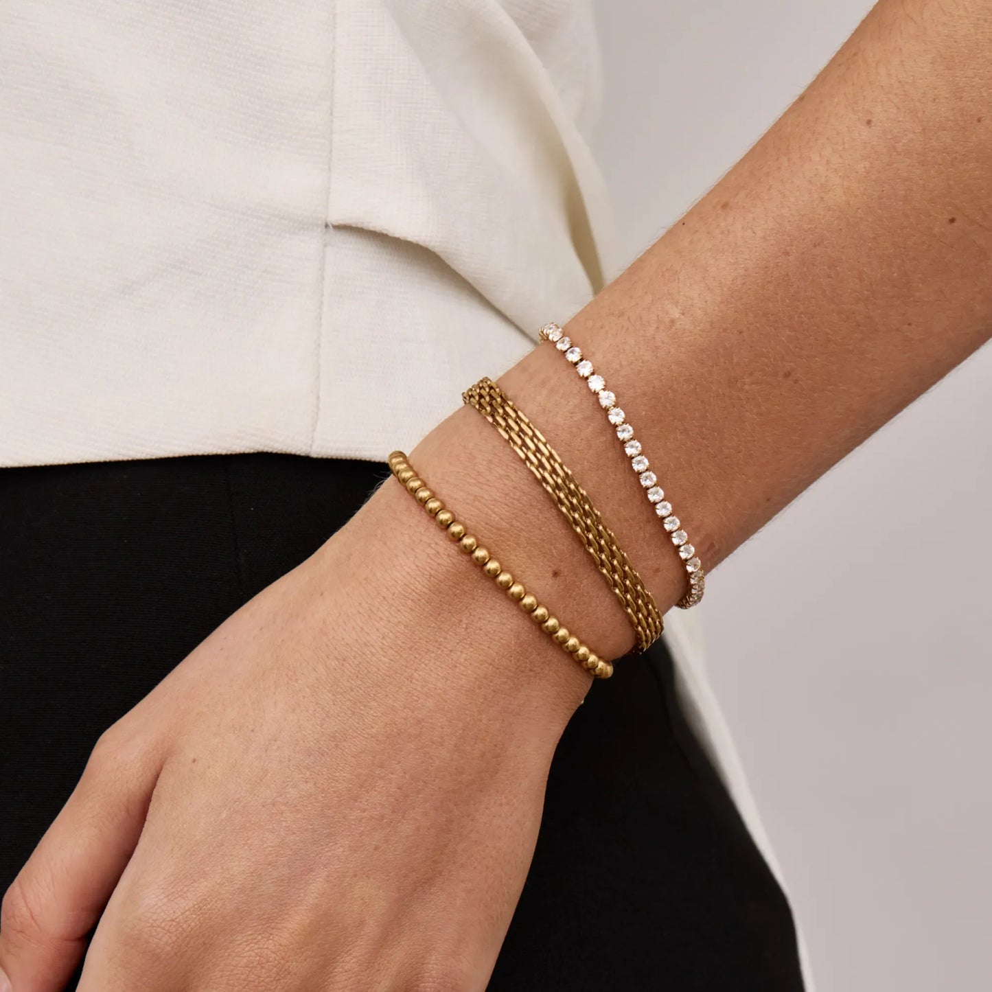 Bracelet Chain Panthera Links in 18k Gold Plating — Woman