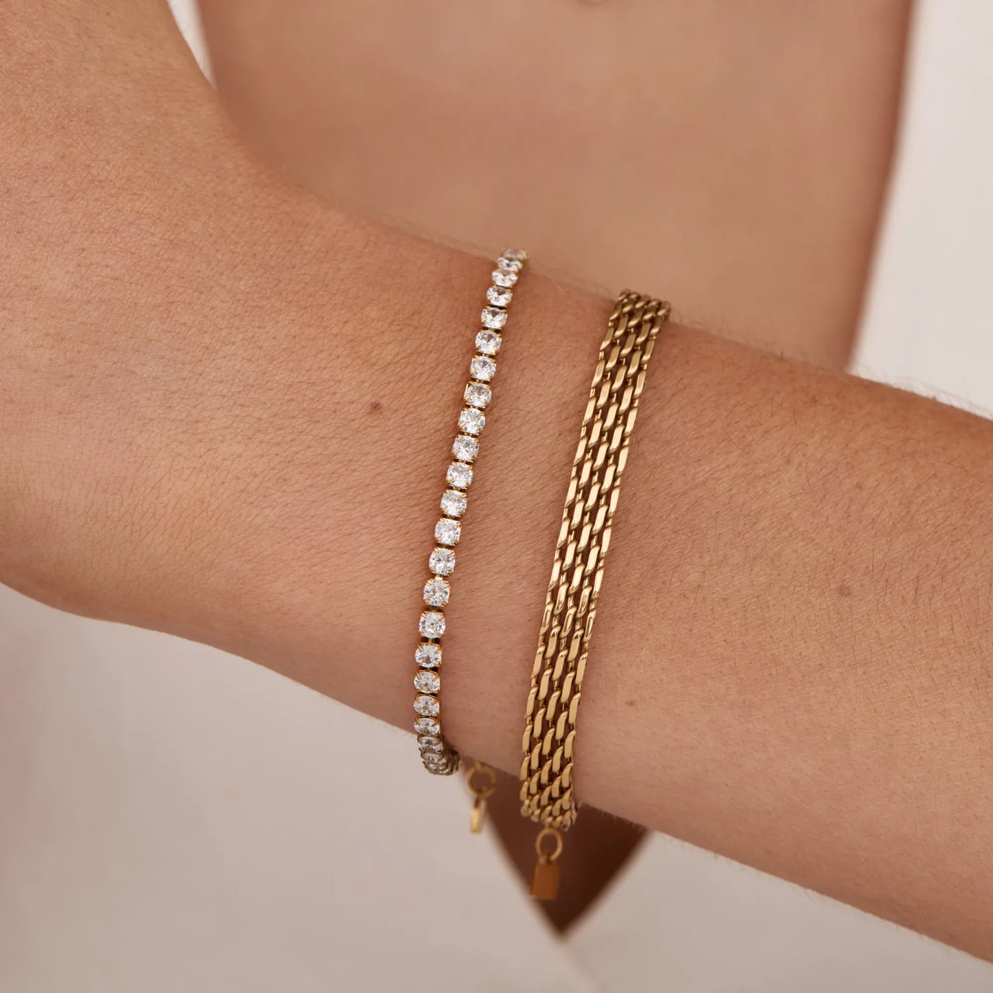 Bracelet Chain Panthera Links in 18k Gold Plating — Woman