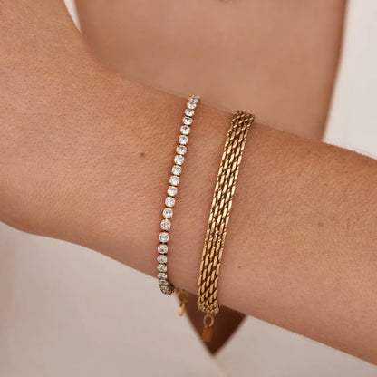 Bracelet Chain Panthera Links in 18k Gold Plating — Woman