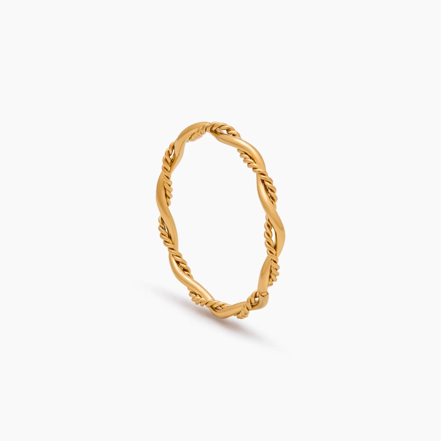 Anillo Delicado Doble Giro