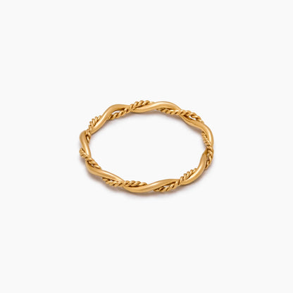 Anillo Delicado Doble Giro