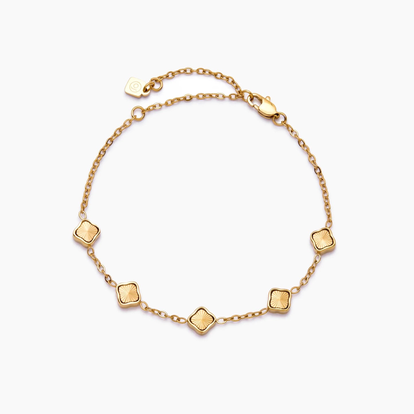 Pulsera de trébol Mini Sunburst