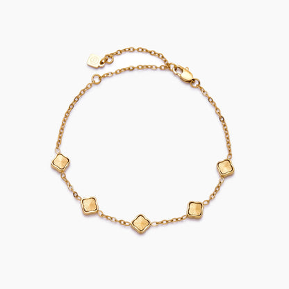 Pulsera de trébol Mini Sunburst