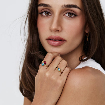 Anillo de natalicio Toi et Moi