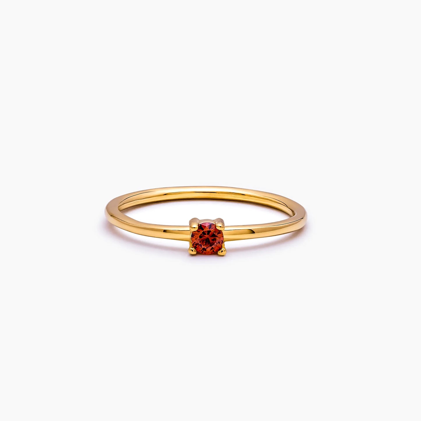 Delicado Anillo de Piedra de Nacimiento