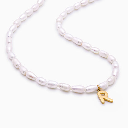 Collier de perles Statement initiales