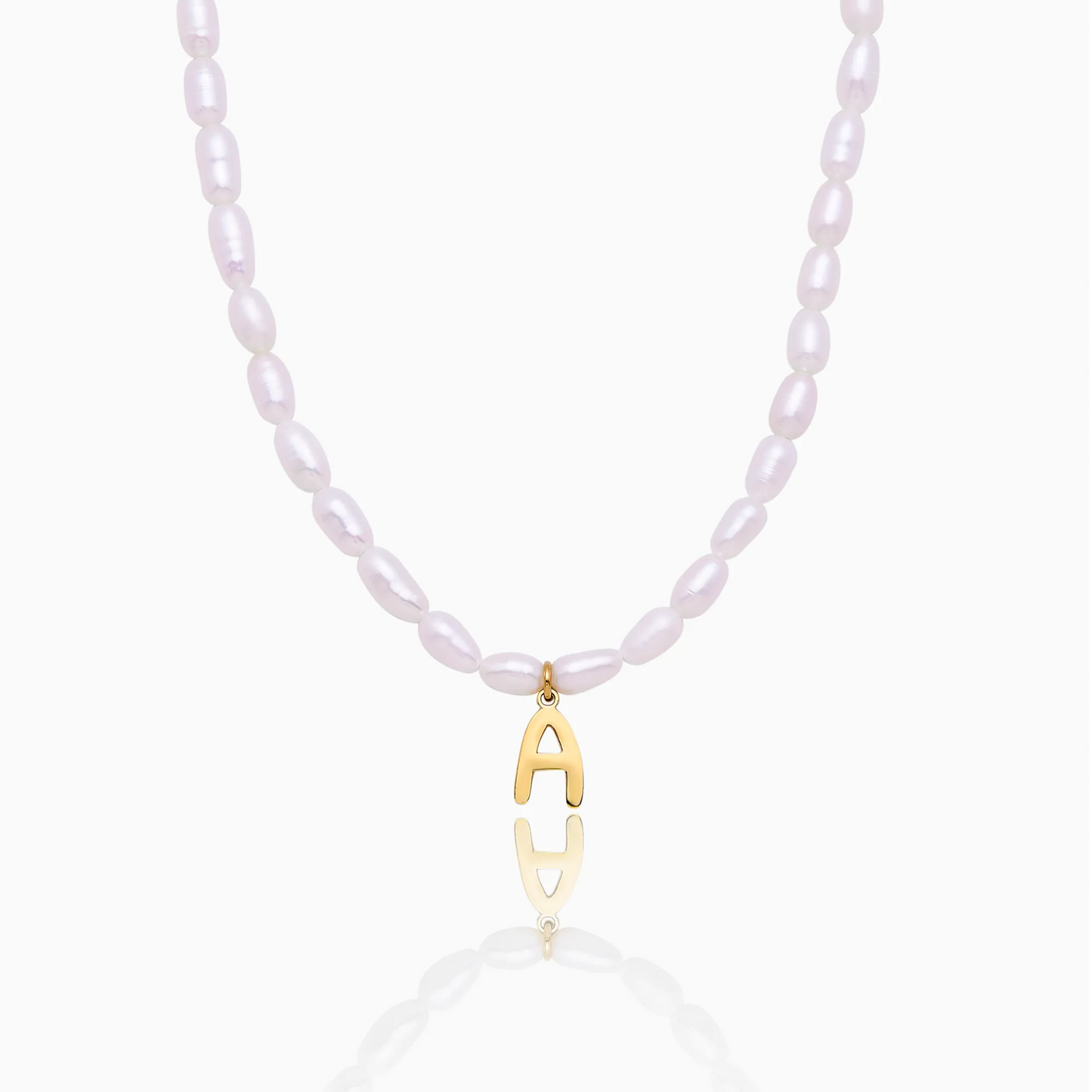 Collier de perles Statement initiales