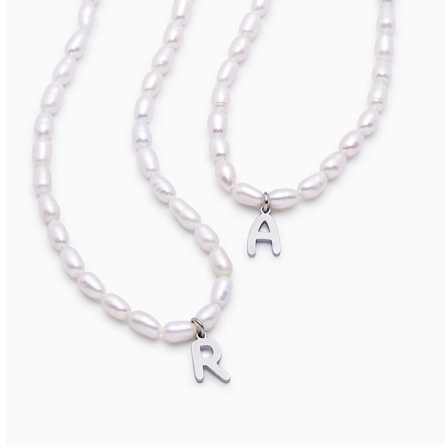 Collier de perles Statement initiales
