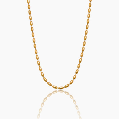 Collar de cuentas líquidas
