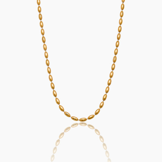 Collar de cuentas líquidas
