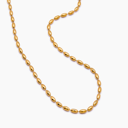 Collar de cuentas líquidas